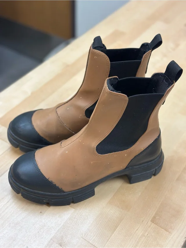 GANNI City Boots in black|brown|red from Poshmark
