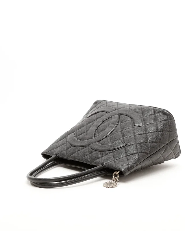 Chanel Caviar Medallion Tote Bag in Caviar leather from A Retro Tale, photo 5 of 10