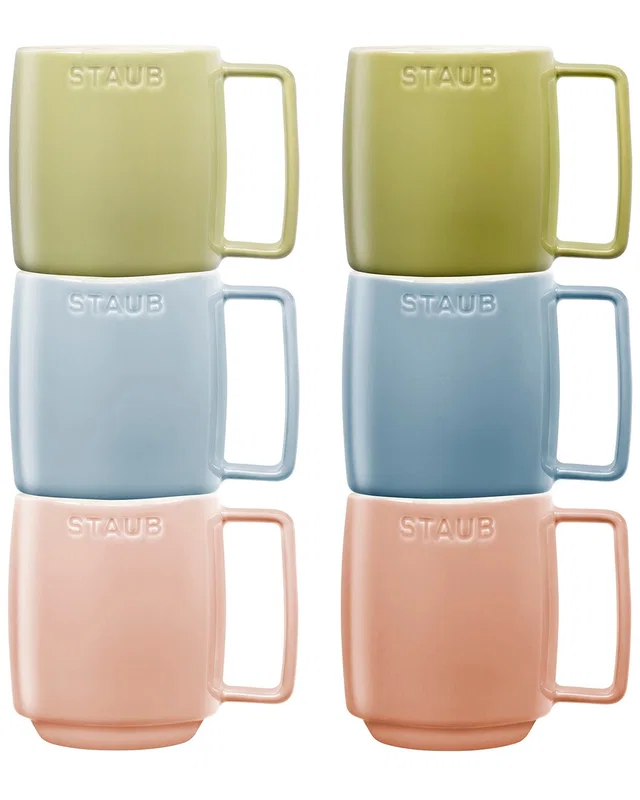 Staub Stoneware Dinnerware Set of 6 Coffee/Tea Mugs, image 1 of 1 from Rue La La
