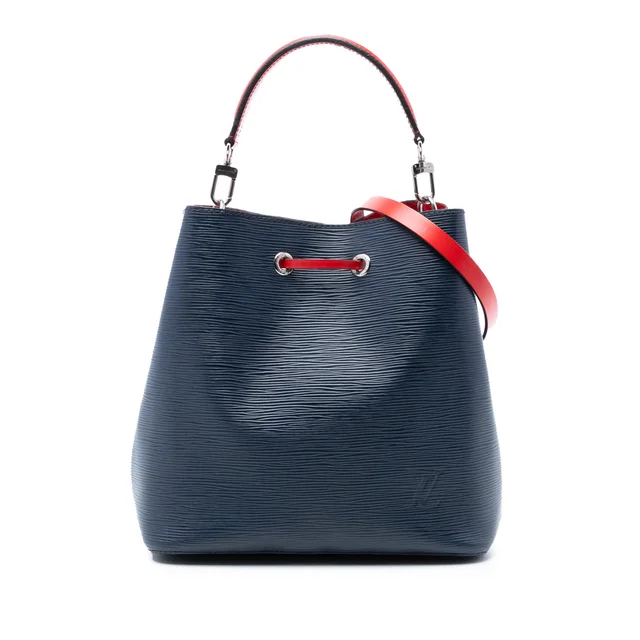 Blue Louis Vuitton Epi NeoNoe MM Bucket Bag in Blue Leather from Designer Revival, photo 1 of 1