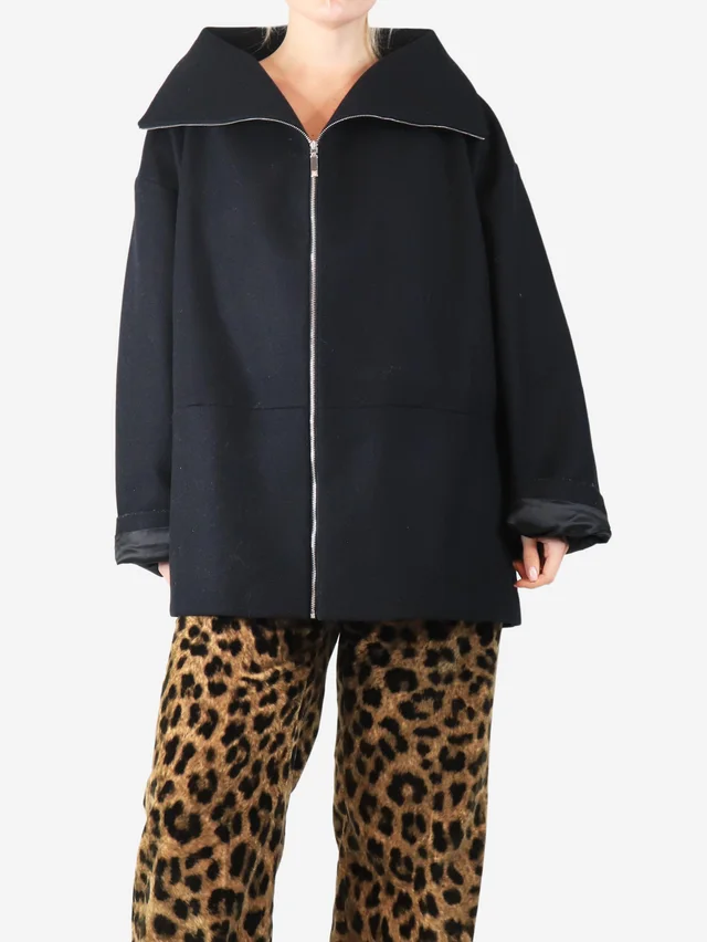 TOTEME Black wool jacket - size S in Black Wool from Sign of the Times
