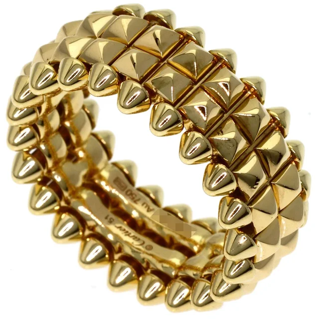 Clash de Cartier Double 51 Ring 18k Yellow Gold in Yellow from The Reluxe