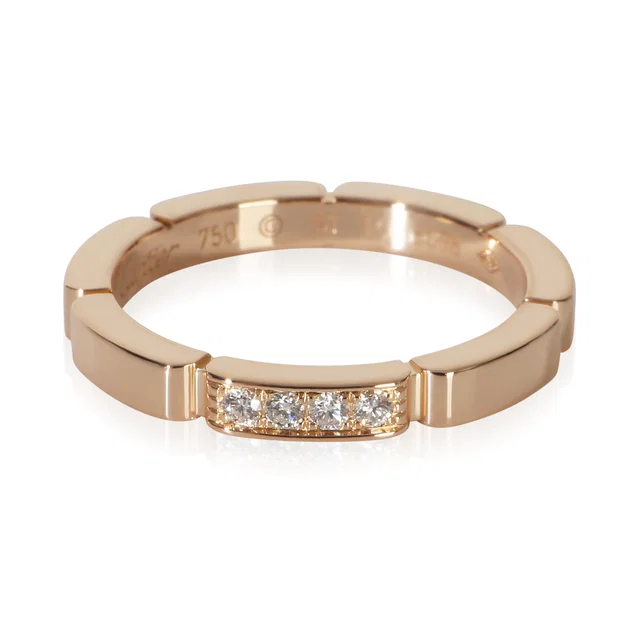Cartier Rose Gold Diamond Maillon Panthere Band 18k in Pink from HEWI