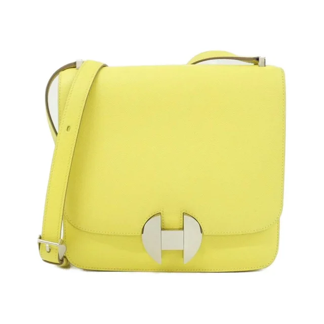 Hermès 20cm 075133CK Shoulder Bag in LIME / PALLADIUM (SILVER) / Palladium (silver) hardware ever color from KOMEHYO