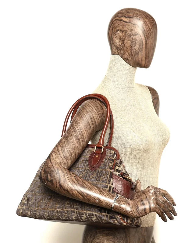 Fendi Zucca Suede Bag in Suede from A Retro Tale, photo 10 of 10