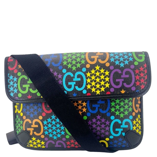 Gucci Psychedelic GG Supreme Canvas Belt Bag Multicolor 598113 in Multicolor Canvas from Dallas Designer Handbags