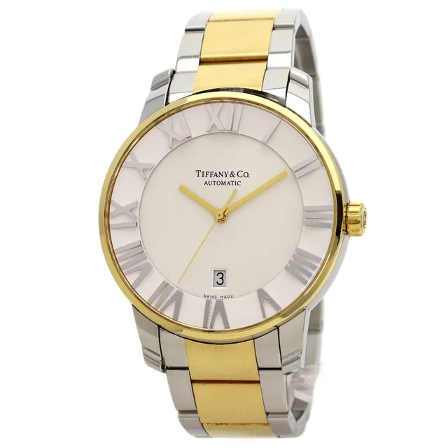 Tiffany & Co. Atlas Dome Watch SS Yellow Gold in Yellow from The Reluxe
