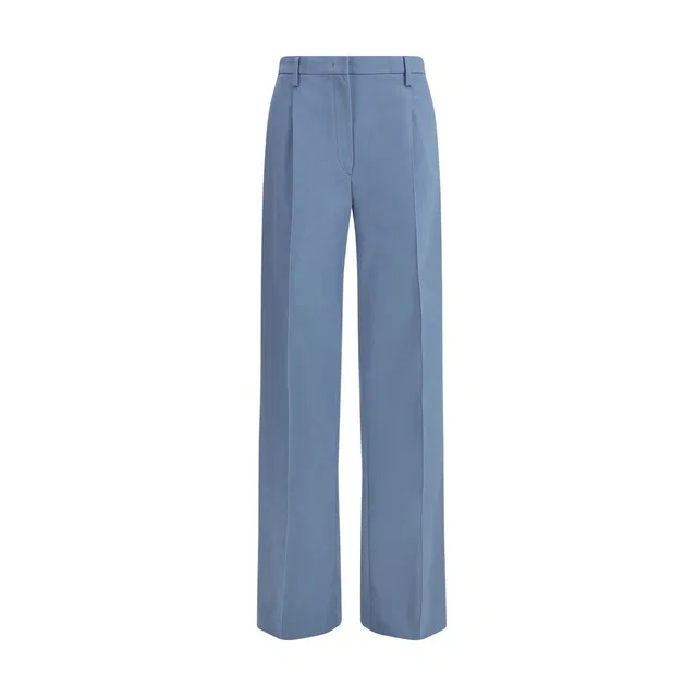 Prada Blue Cotton Chino Pants in Blue from HEWI