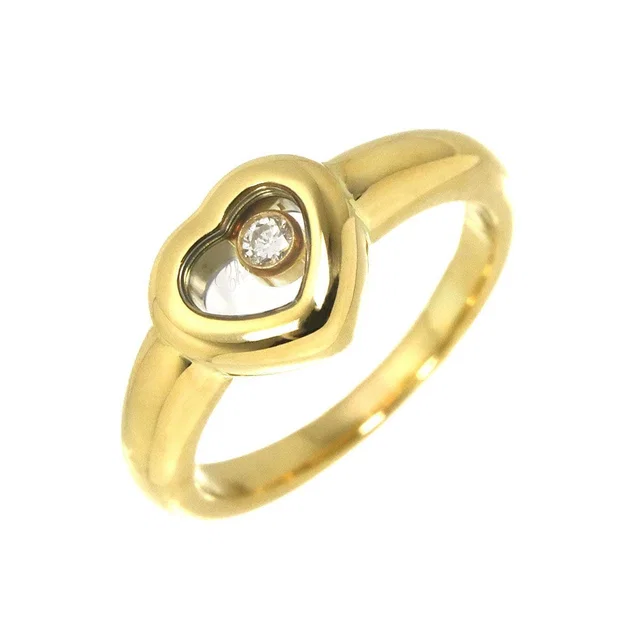 Chopard Happy Diamond Ring 18K YG 750 Size4-4.5(US) 90325750 from Luxury Promise