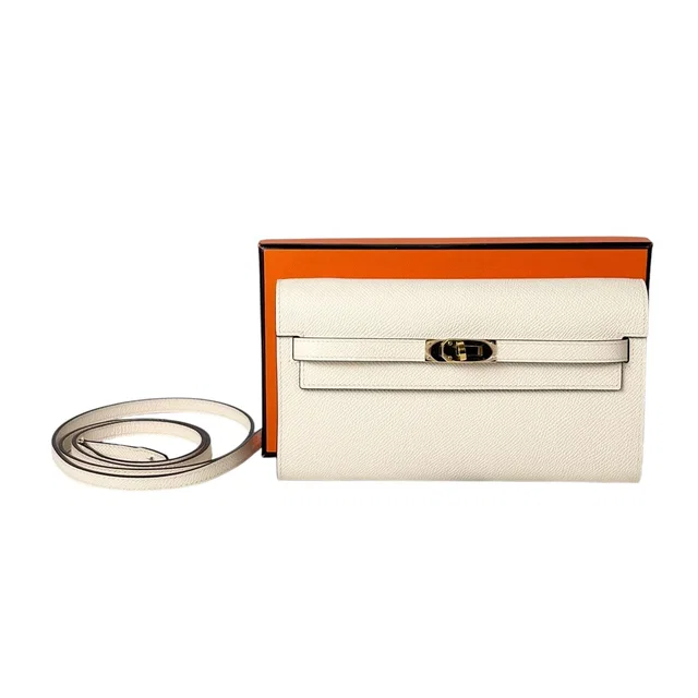 Hermès Kelly To Go Craie in White from Luxury Promise