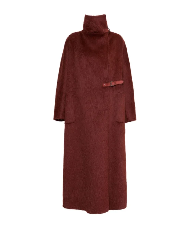 Max Mara buckle-fastening high-neck coat from SENSER, photo 1 of 1