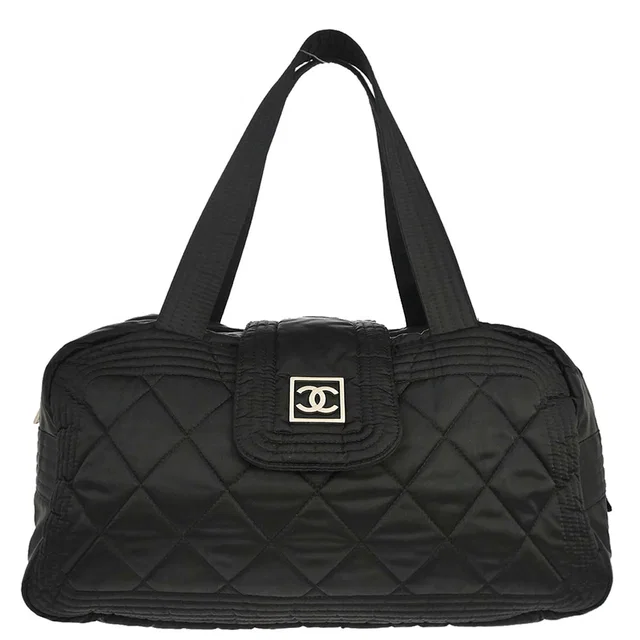 Chanel 2005-2006 Black Nylon Sport Line Handbag in Black Nylon from AMORE Vintage Tokyo