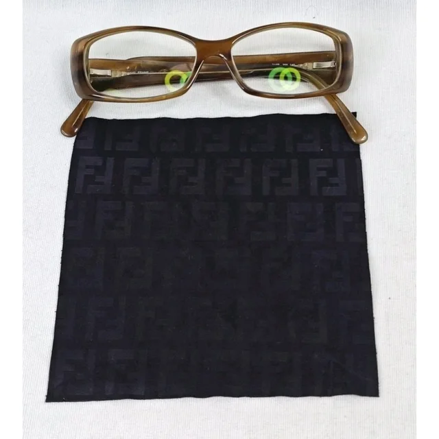 Fendi Vintage Eyeglasses F716r Brown Tortoise Gold 200 140 Frame in red|brown from Poshmark
