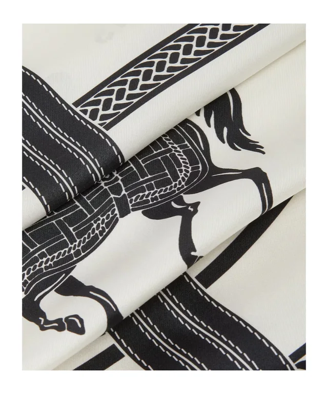 Fendi Selleria Foulard Ivory printed silk foulard, photo 2 of 2 from SENSER
