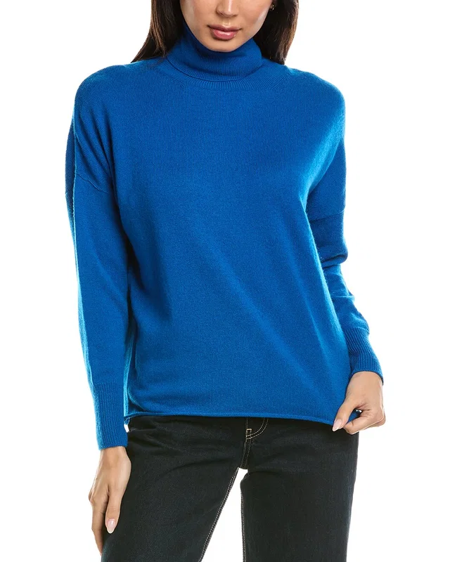Brodie Cashmere Textured Roll Neck Wool & Cashmere-Blend Sweater, image 1 of 1 from Rue La La