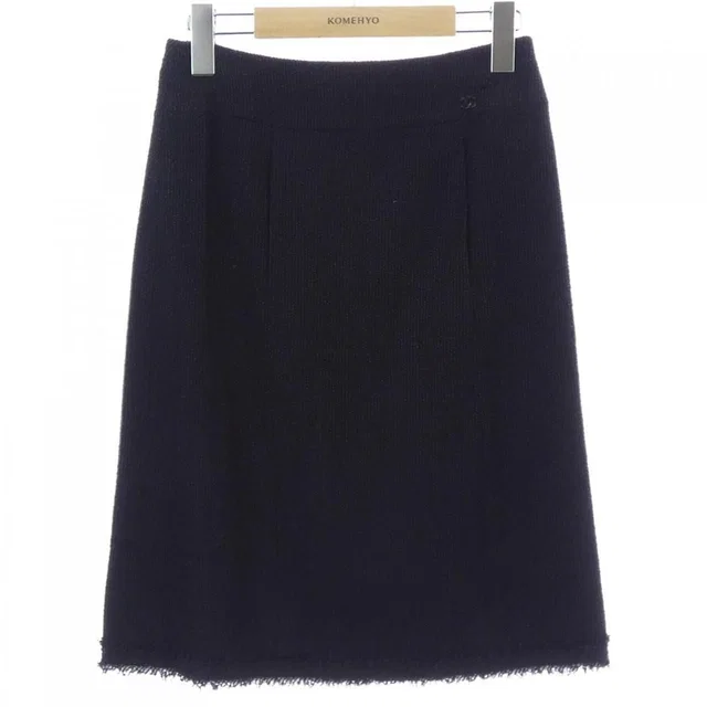 Chanel 04P Vintage Skirt Black in Black from The Reluxe