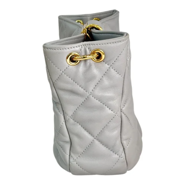 Chanel Hobo Chain Bag Lambskin Grey in Grey Lambskin from Luxury Promise, photo 2 of 2