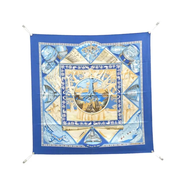 Hermès AU Son du Tam Carre Scarf in Silk from The Reluxe