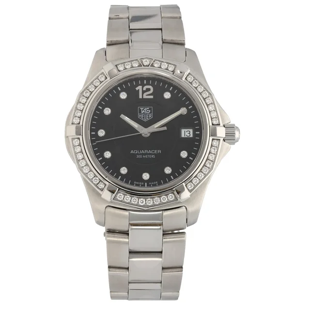 TAG Heuer Aquaracer WAF111D 39mm Stainless Steel Watch from H&T