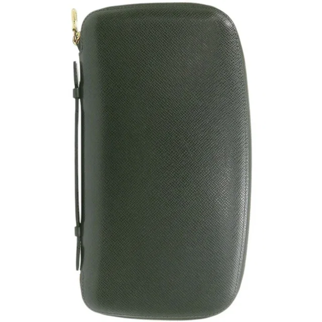 Louis Vuitton Organizer Athlete Taiga Epi Sea Wallet Green in Green from The Reluxe