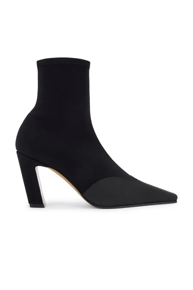 KHAITE Nevada Ankle Stretch Boot in Black from FWRD, photo 1 of 1