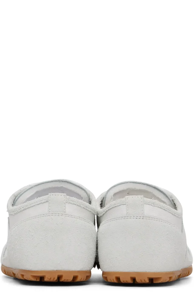 BALMAIN Off-White Racer 45 Sneakers, photo 2 of 5 from SSENSE