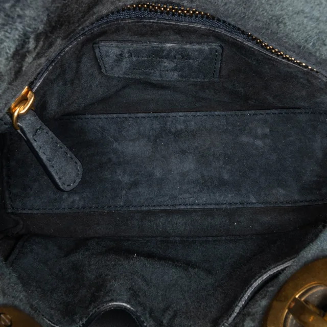 Dior Mini Denim Cannage Studded Supple Lady in Denim from HEWI, photo 3 of 6