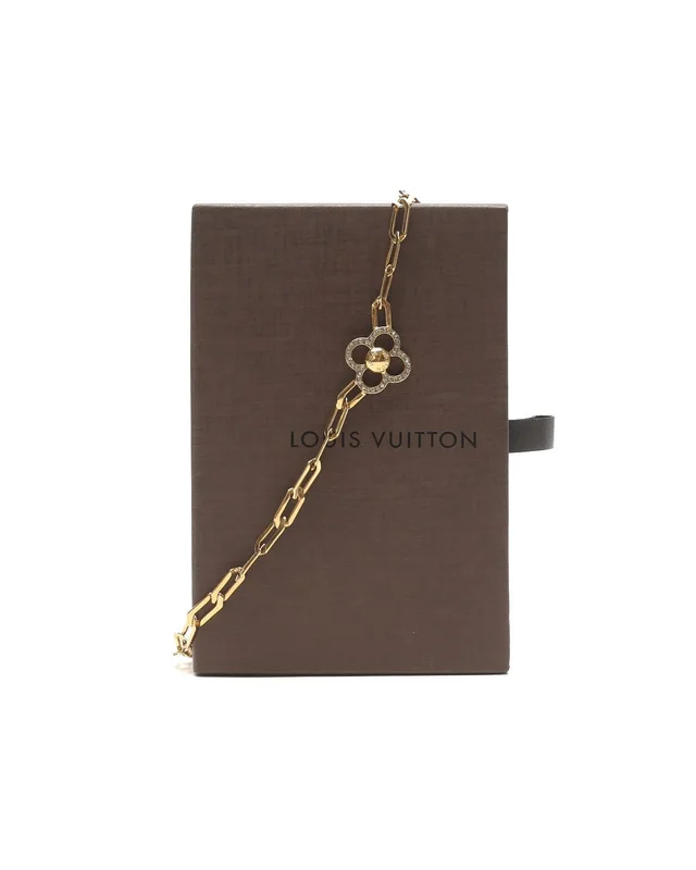 Louis Vuitton Flower Power Charm Necklace in Silk from A Retro Tale, photo 5 of 5