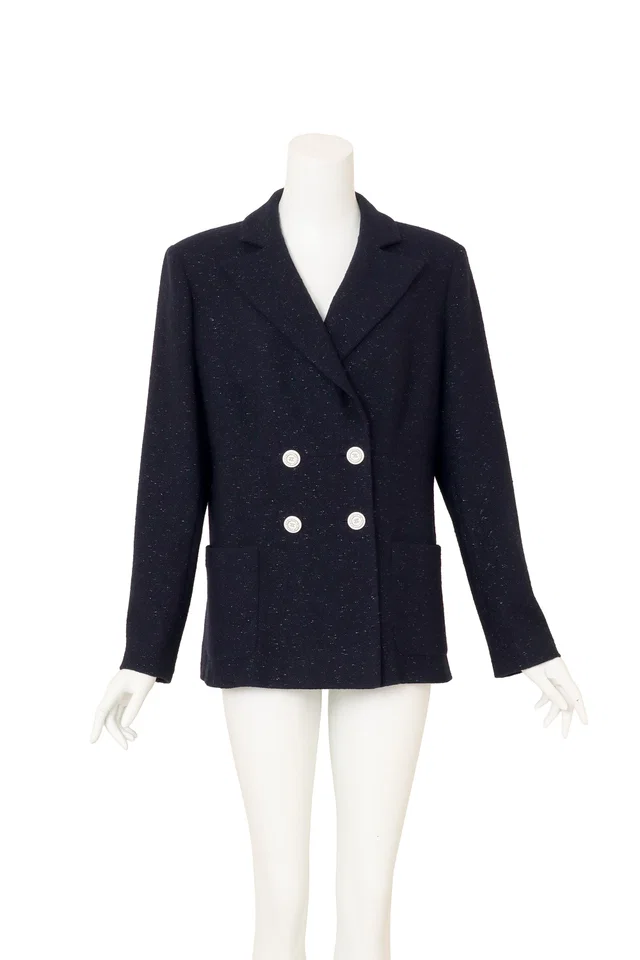 Chanel 2019C Lamé Tweed Blazer in Tweed from Recess LA