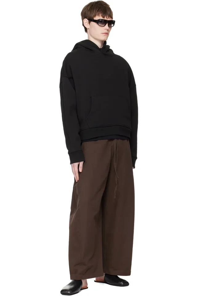 Entire Studios Black Heavy Hoodie, photo 4 of 4 from SSENSE