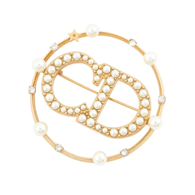 Dior Clair D Lune BroochV0412CDLRS_D301 Metal from GALLERY RARE