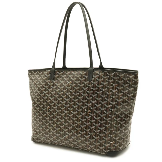 Goyard Atlua Mm Tote Bag Shoulder Coated Canvas Leather White in black Coated canvas from Poshmark, photo 2 of 6