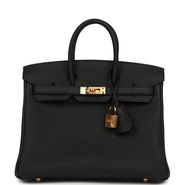 Hermès Birkin 25 Black Togo Gold Hardware in Black Togo leather from Madison Avenue Couture