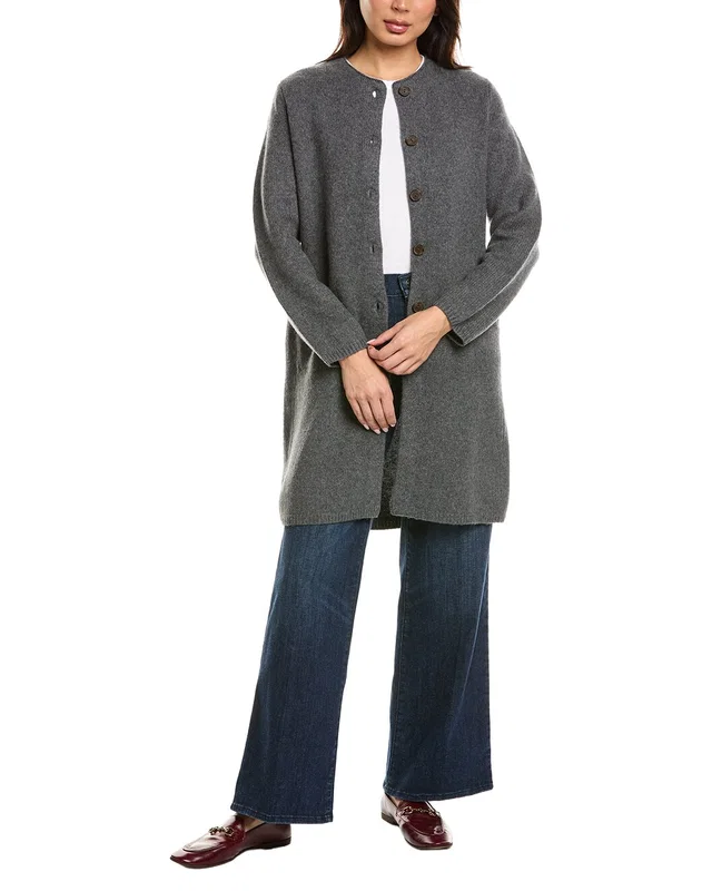 Vince Easy Wool-Blend Car Coat in //asset2.ruecdn.com/images/sw/105071/1050714940_RLSW_gray.jpg, image 1 of 1 from Rue La La