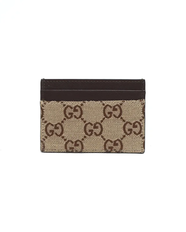 Gucci GG Canvas Card Holder in Canvas from A Retro Tale, photo 2 of 2