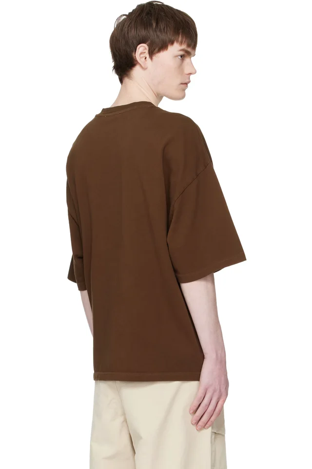 Entire Studios Brown Heavy Boxy T-shirt, photo 3 of 4 from SSENSE