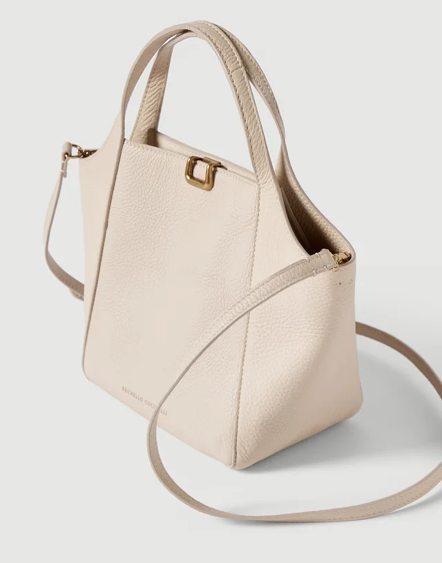 Brunello Cucinelli Sartorial small bucket bag in soft grained leather, photo 3 of 5 from SENSER
