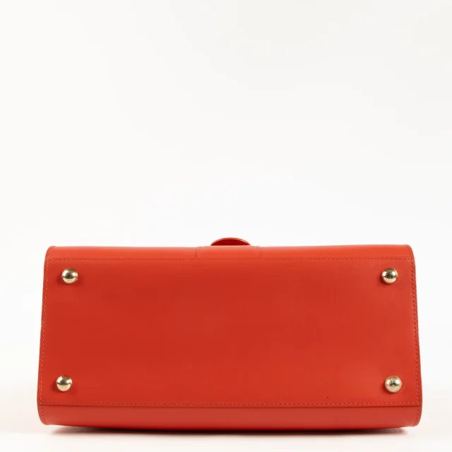 Delvaux Corail Box Calf Brillant MM Bag in Box leather from Labellov, photo 5 of 6