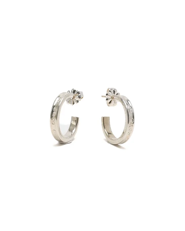 Tiffany & Co. 1837 Hoop Silver Earrings in Silver from A Retro Tale