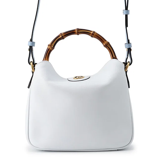 Gucci Diana 2-Way Shoulder Bag Light Blue746251 UAAAY 4949 Leather Bamboo Size Small in Leather from GALLERY RARE
