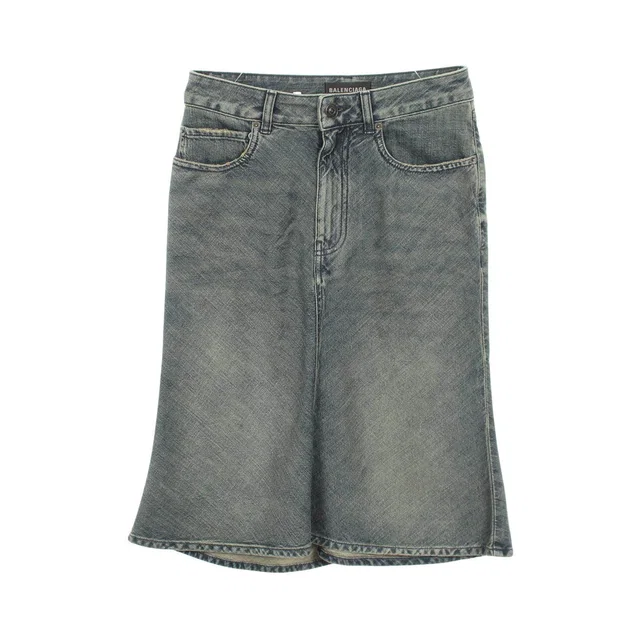 Balenciaga Godet Cotton Skirt from LuxUness