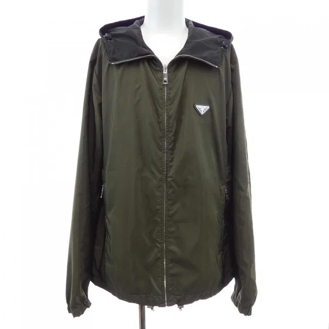 Prada Triangle Logo Jacket from The Reluxe