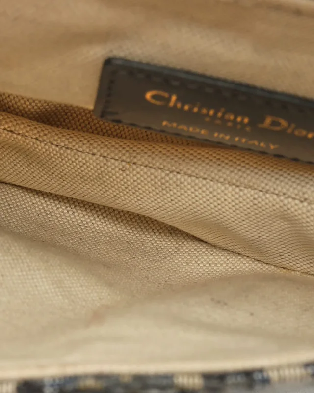 Dior Mini Oblique Saddle Bag in Canvas from A Retro Tale, photo 10 of 11