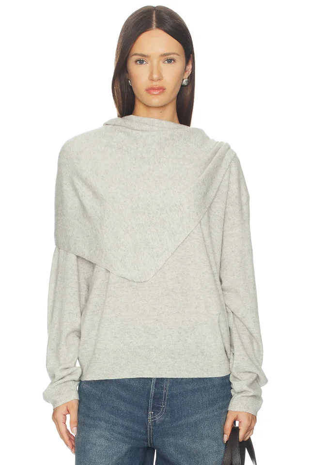LIONESS Olsen Knit Top in Slate, photo 2 of 5 from REVOLVE (Canada)