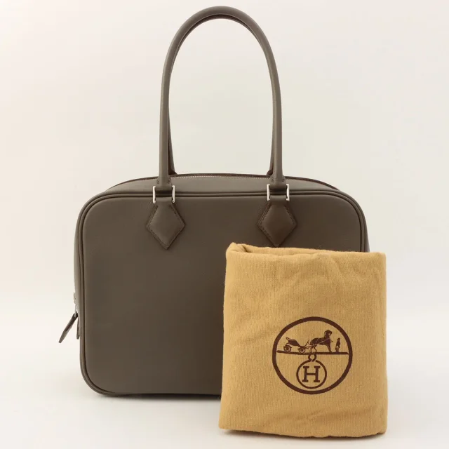 Hermès 2016 Plum 28 Etoupe in Taupe from VINTAGE QOO TOKYO, photo 13 of 13