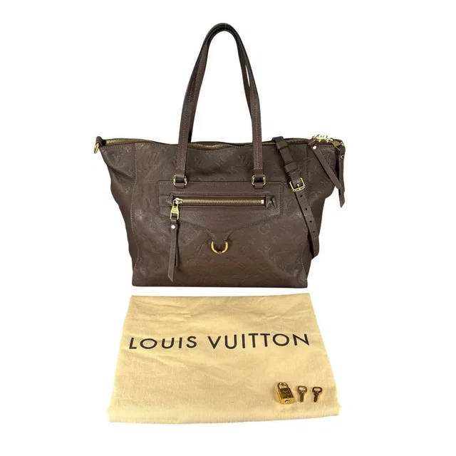 Louis Vuitton Empreinte 2-Way Luminous PM Tote Bag Brown in Brown from The Reluxe