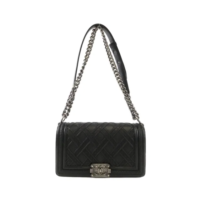 Chanel Boy Line Shoulder Bag in Lambskin from The Reluxe