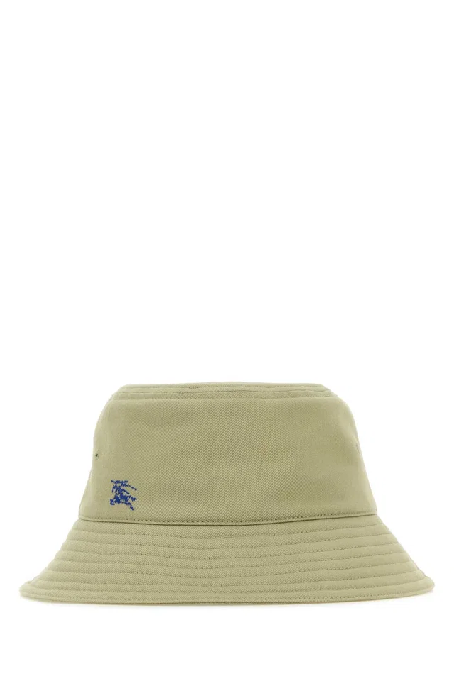 Burberry Cotton Bucket Hat — Beige Exterior in Beige Canvas from HEWI