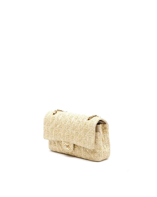 Chanel Paris-Athens Classic Raffia Medium Double Flap Bag in Raffia from A Retro Tale, photo 2 of 11