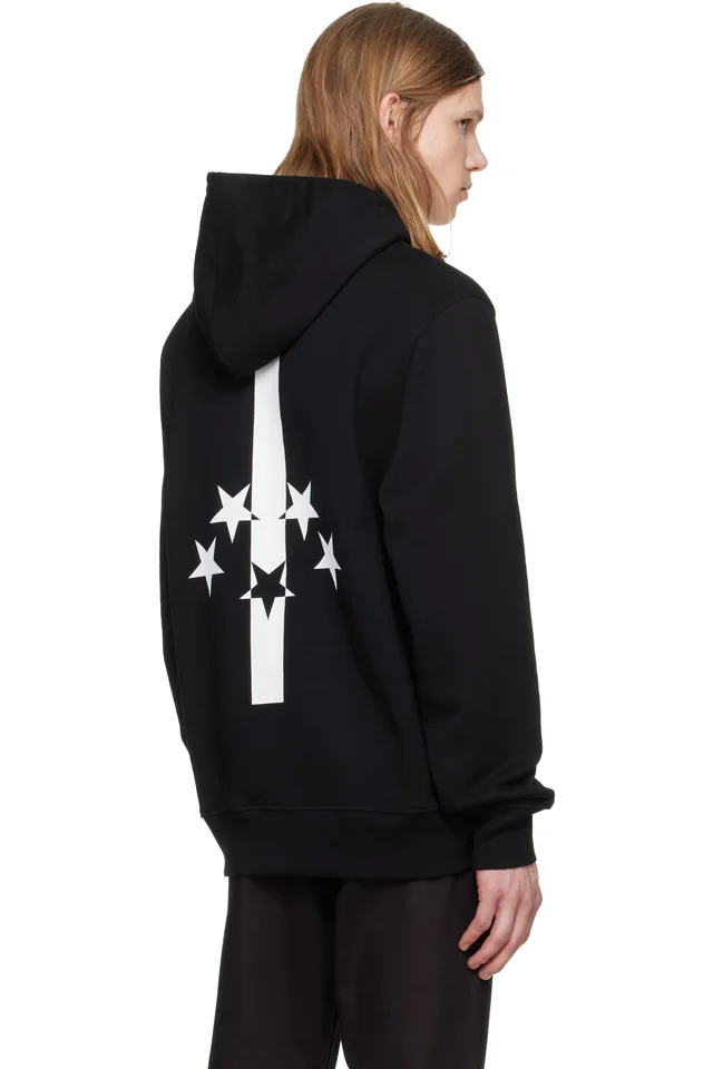 JKEEFER Black 'Heretics Flag' Hoodie, photo 3 of 4 from SSENSE